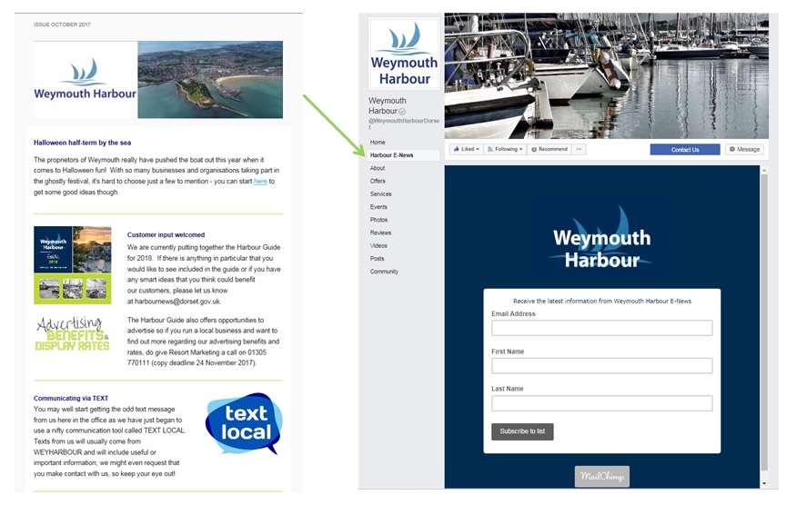 Weymouth Harbour E-News