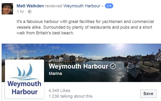 Review of Weymouth Harbour