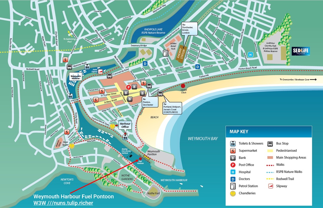 Weymouth Harbour Fuel Pontoon