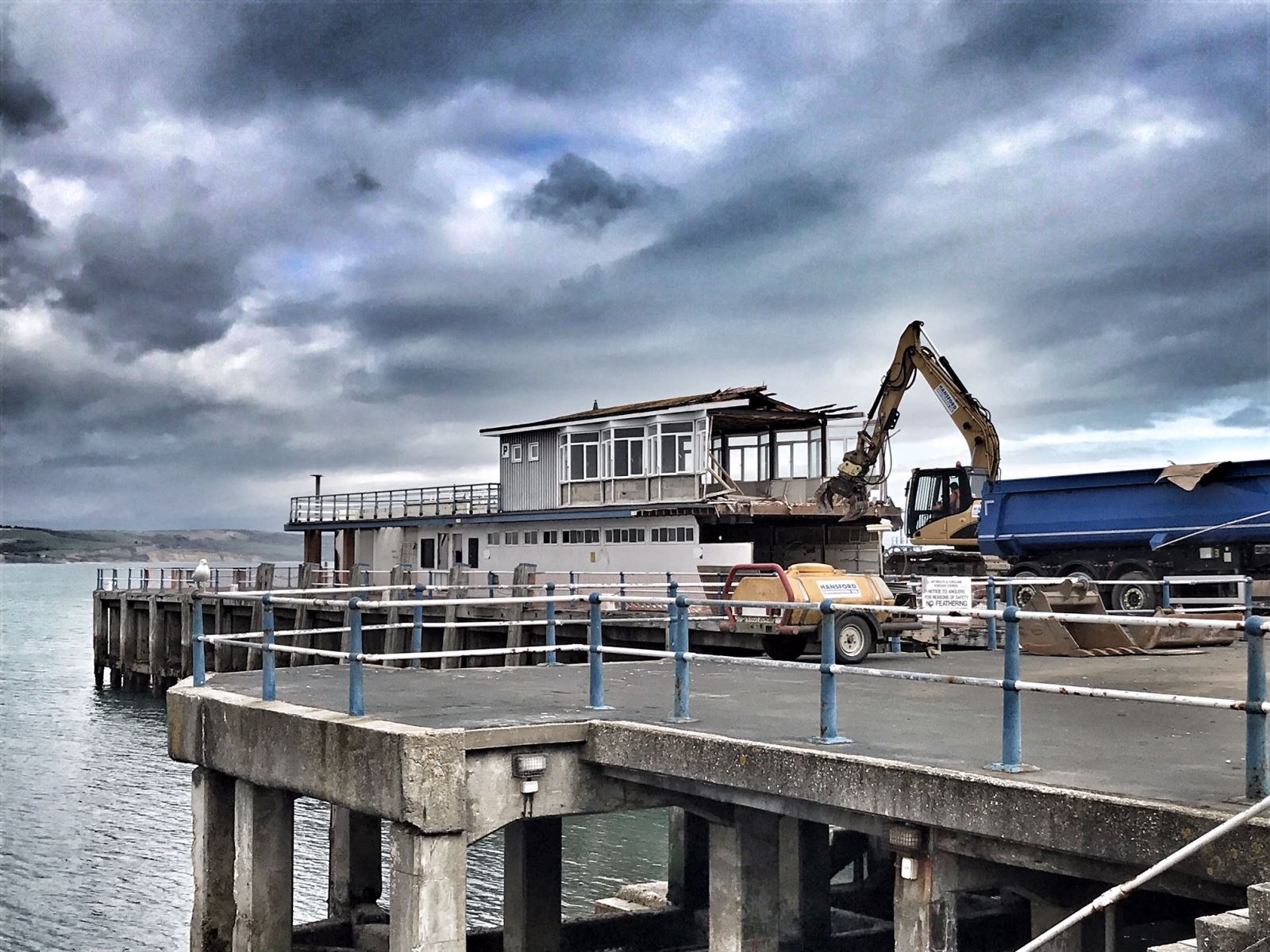 Pleasure Pier Demolition