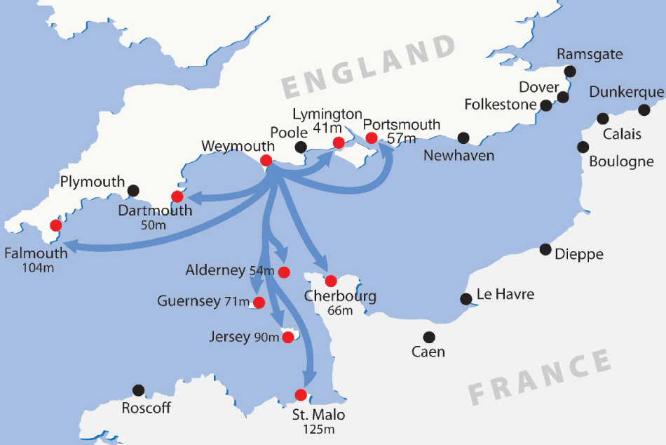 Weymouth Harbour UK Location Map