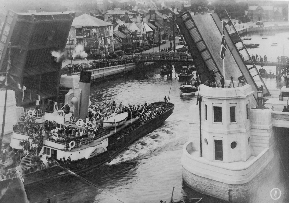 Weymouth Town Bridge Opening 1930