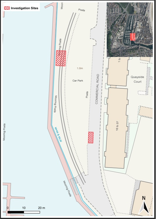 Investigation Sites Cosens Quay Weymouth