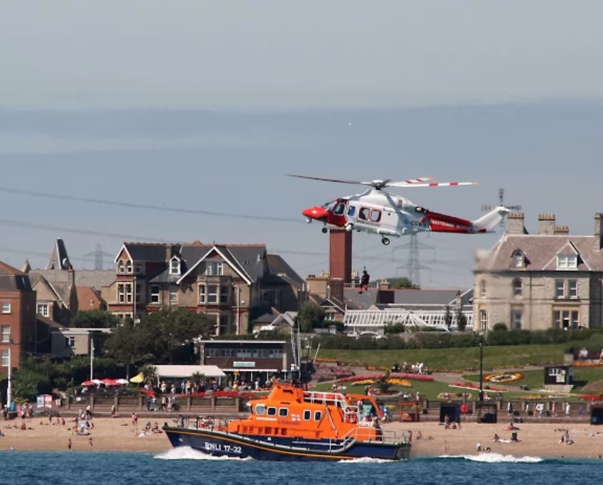 RNLI and Coastguard display